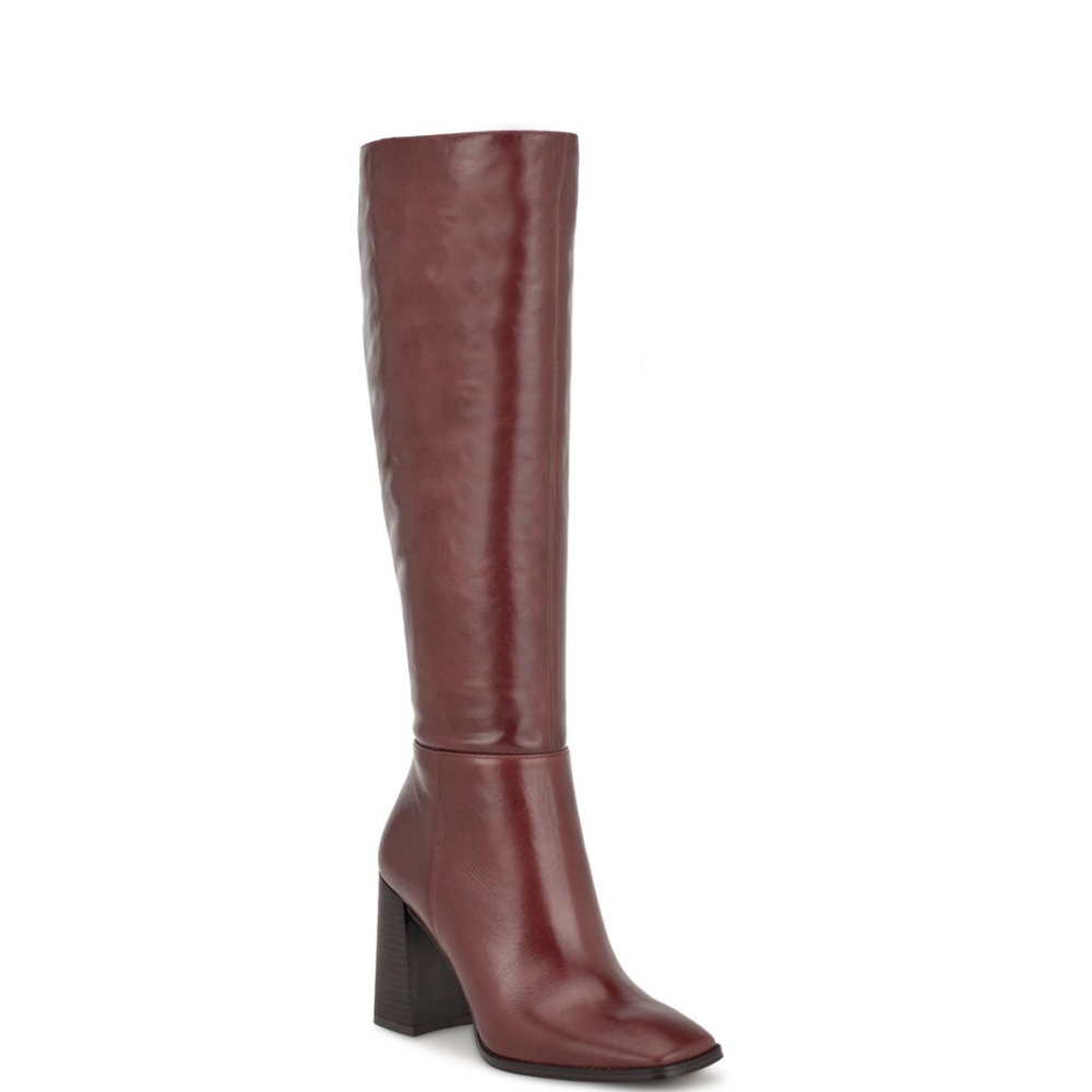 Red Temas Dress Boots